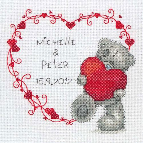 Red Heart Me To You Bear Cross Stitch Kit £23.99